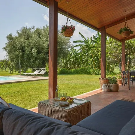 With Pool Among Citrus Groves בית נופש *