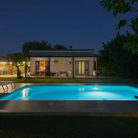 With Pool Among Citrus Groves